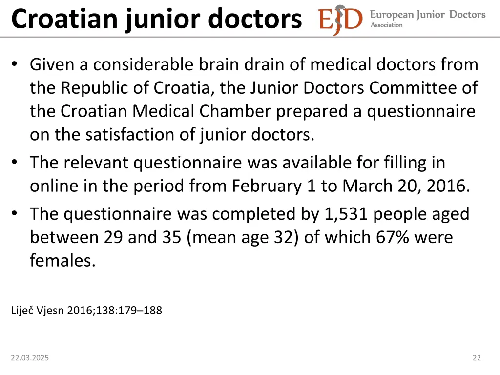 croatian junior doctors