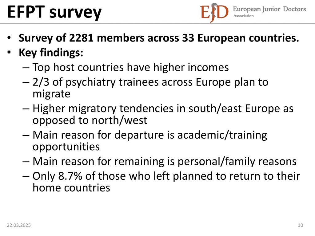 efpt survey