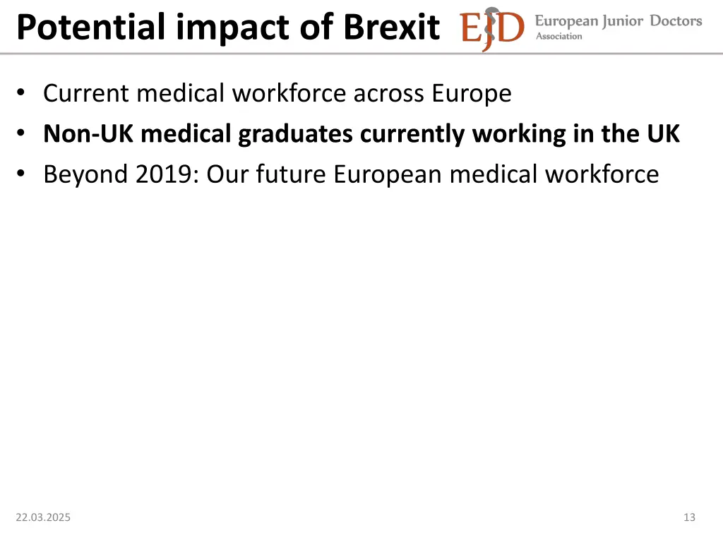 potential impact of brexit 1