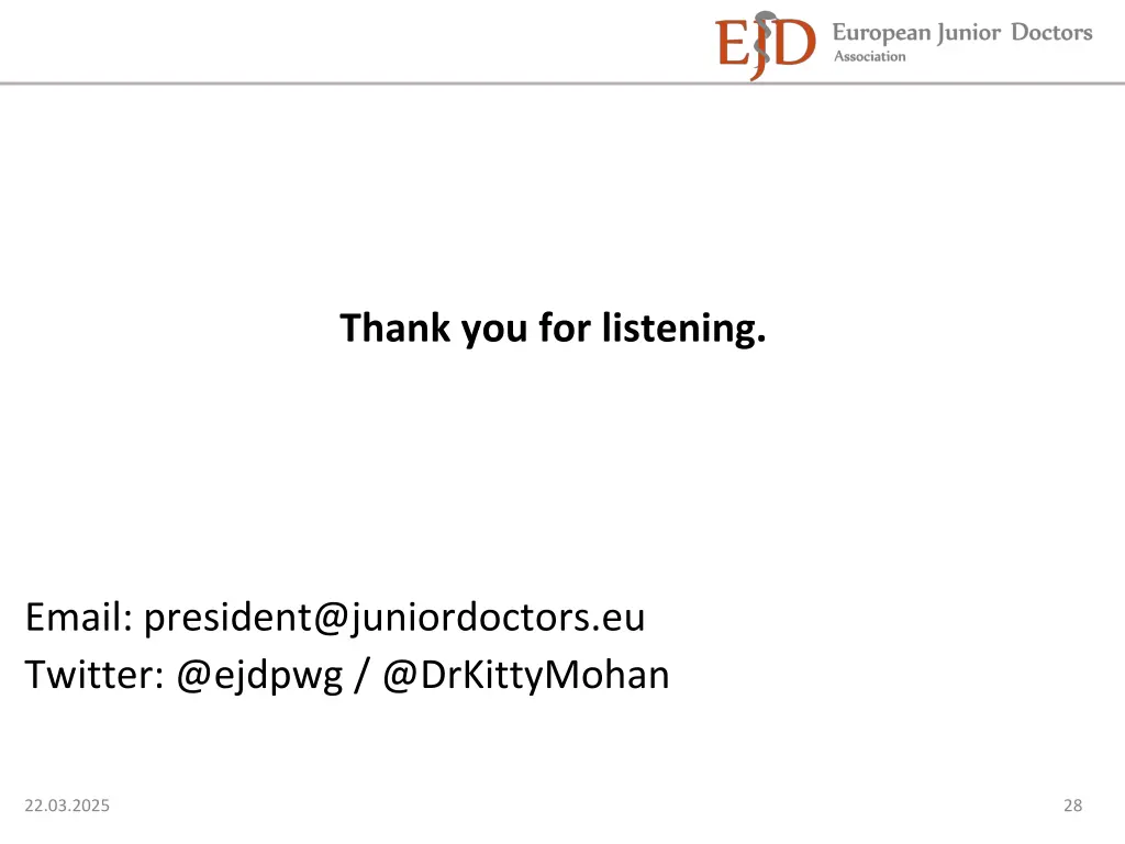 thank you for listening