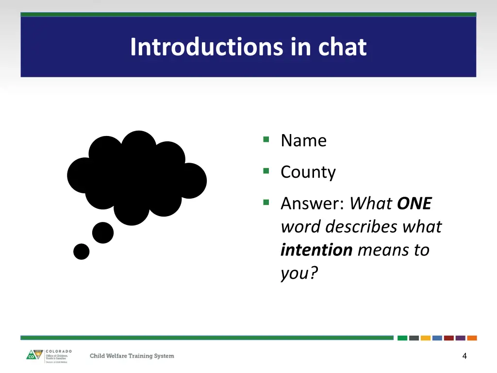 introductions in chat