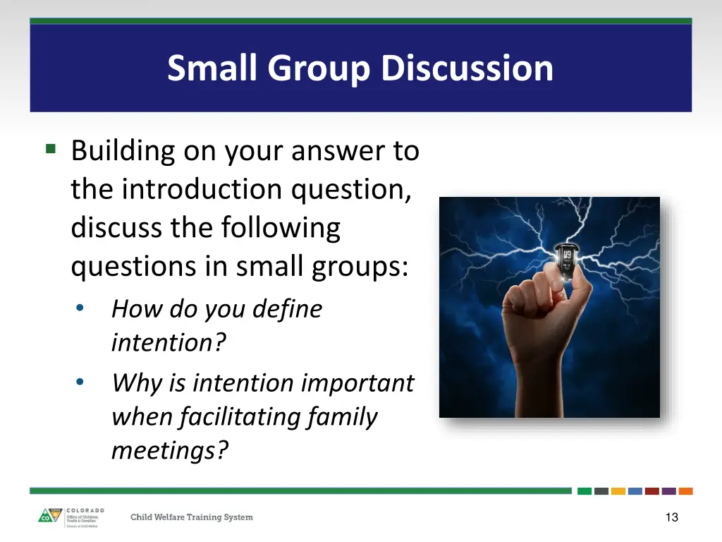 small group discussion