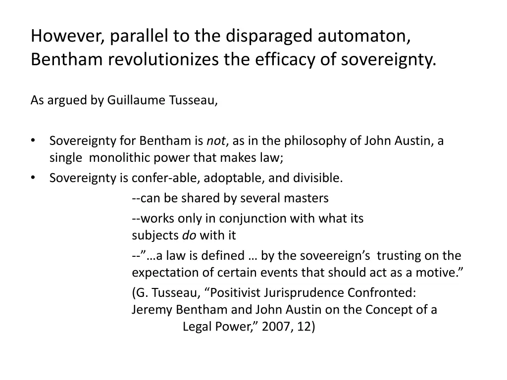 however parallel to the disparaged automaton