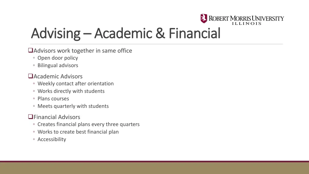advising advising academic financial academic