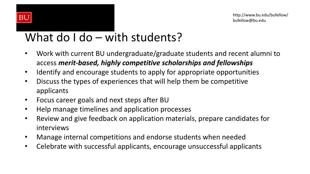 http www bu edu bufellow bufellow@bu edu 3