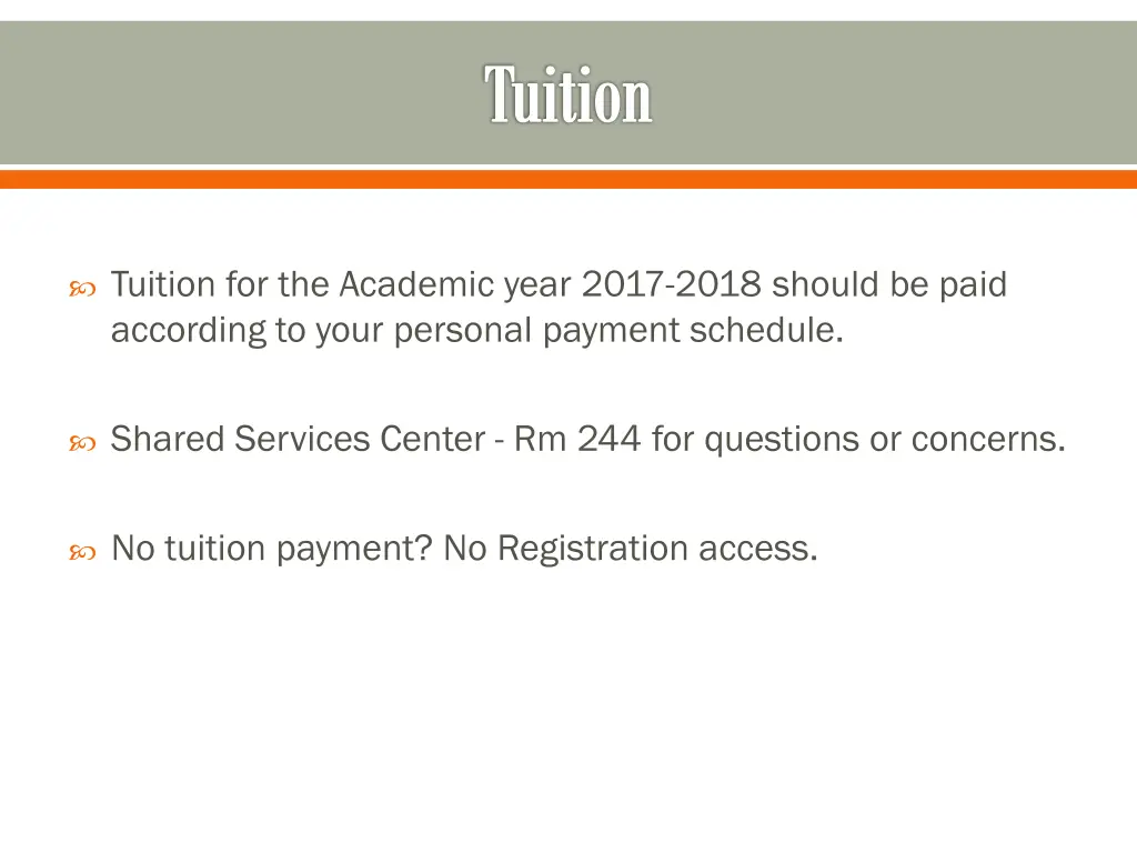 tuition