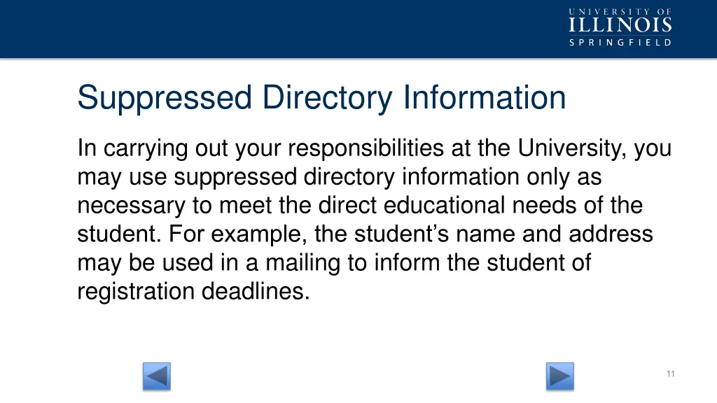 suppressed directory information 2