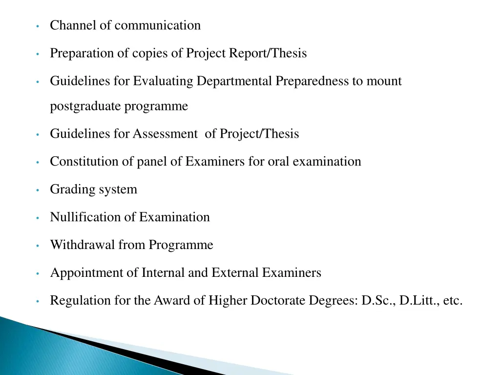 channel of communication
