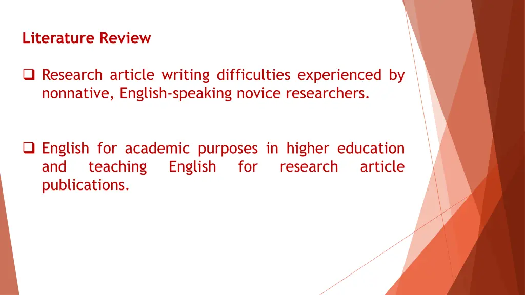 literature review