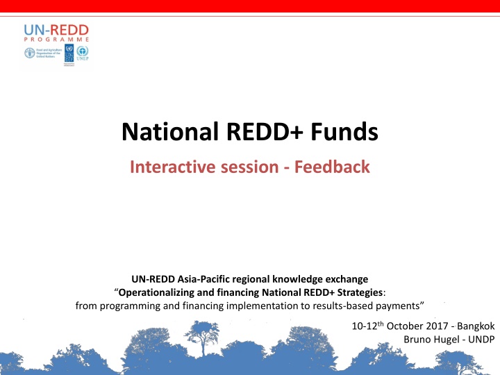 national redd funds