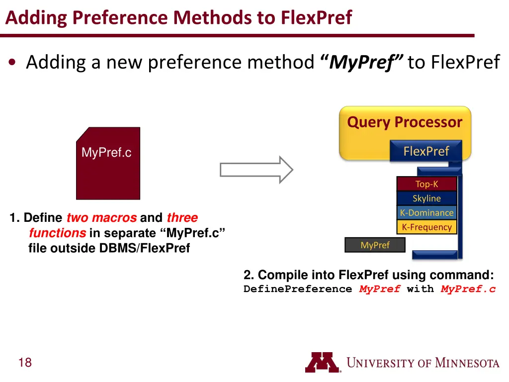 adding preference methods to flexpref