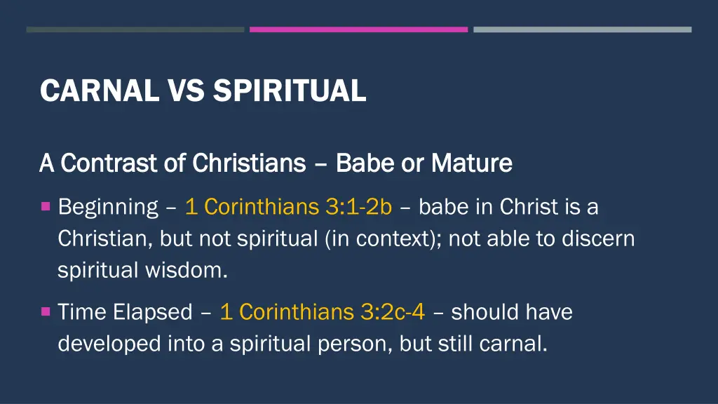 carnal vs spiritual 1