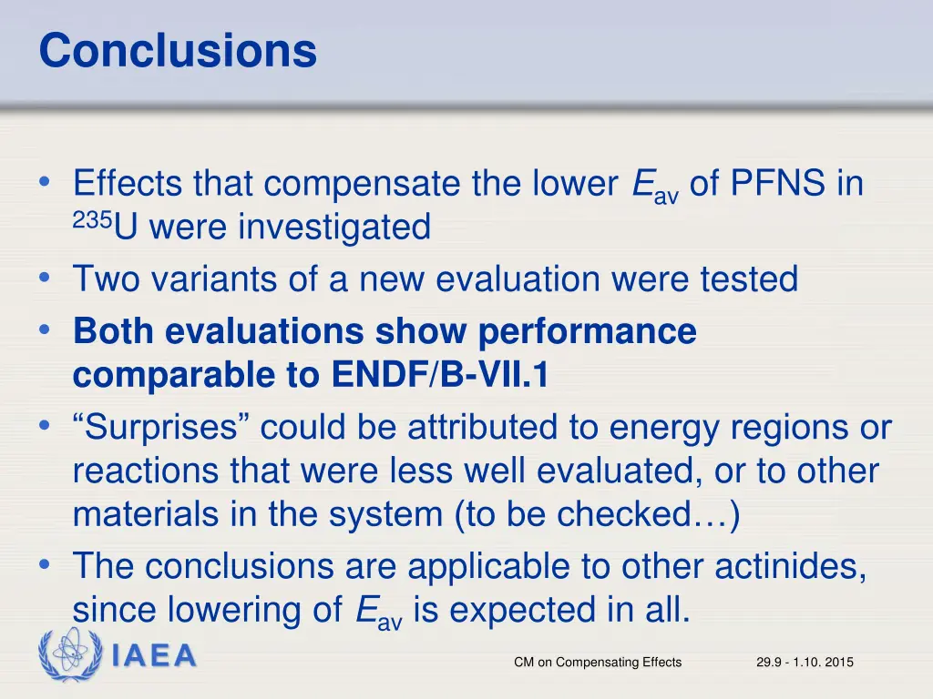 conclusions