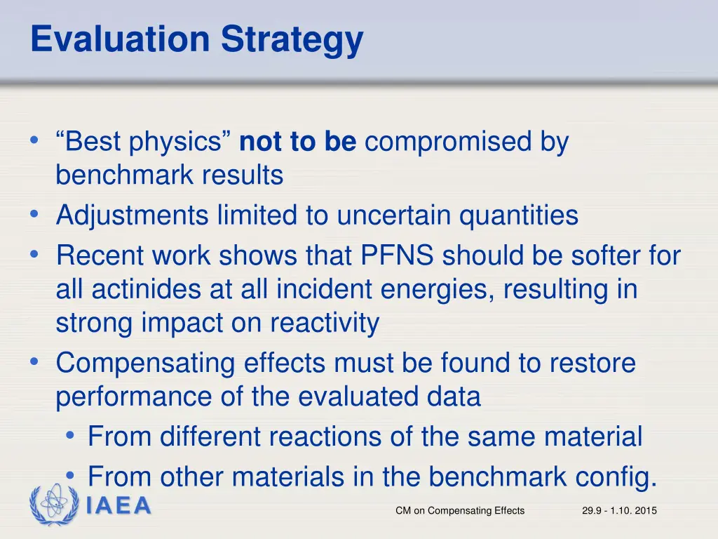 evaluation strategy
