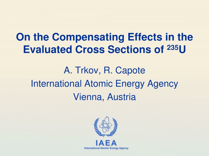 on the compensating effects in the evaluated