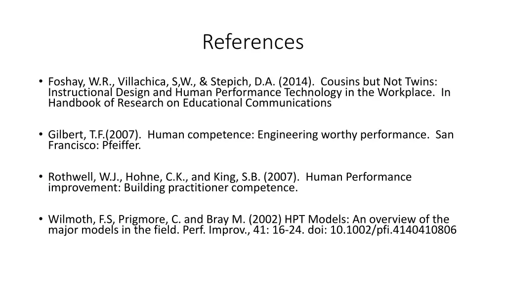 references