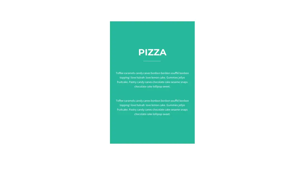 pizza