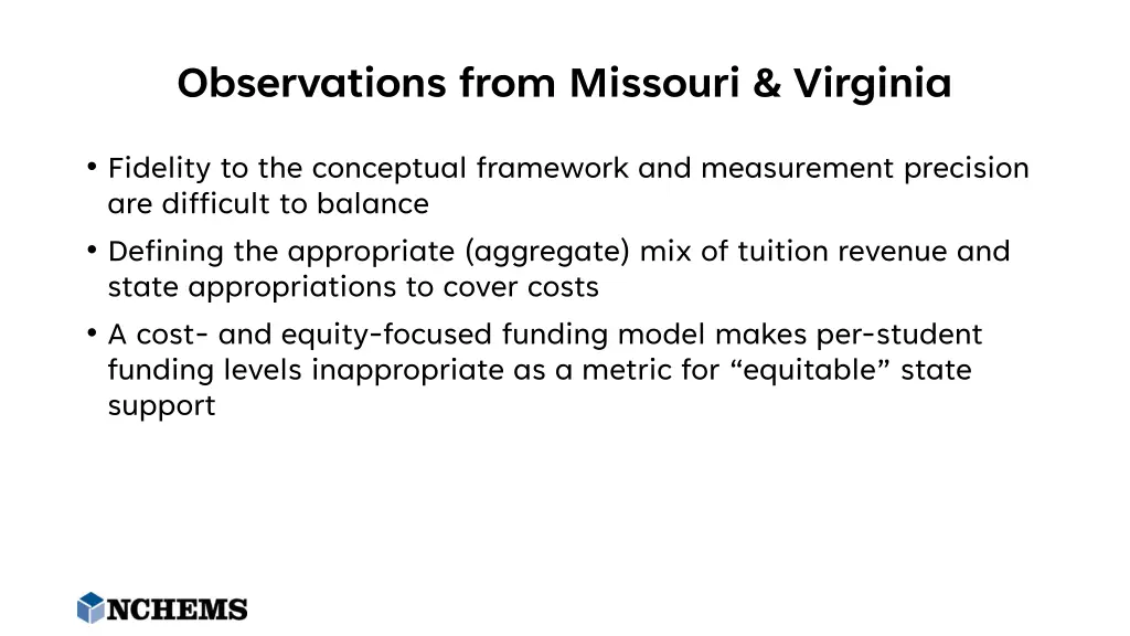 observations from missouri virginia