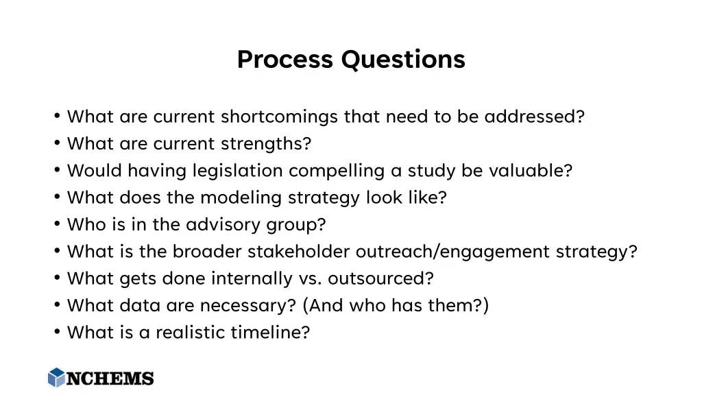 process questions