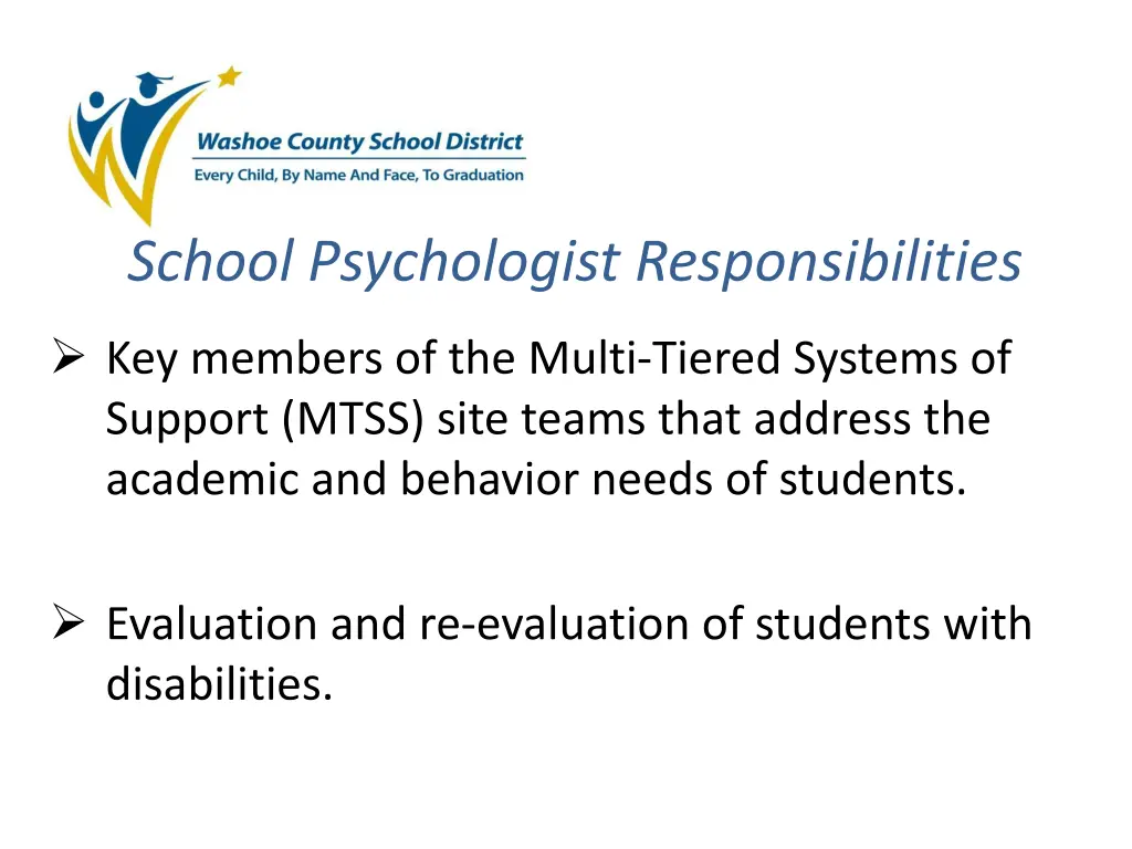 school psychologist responsibilities