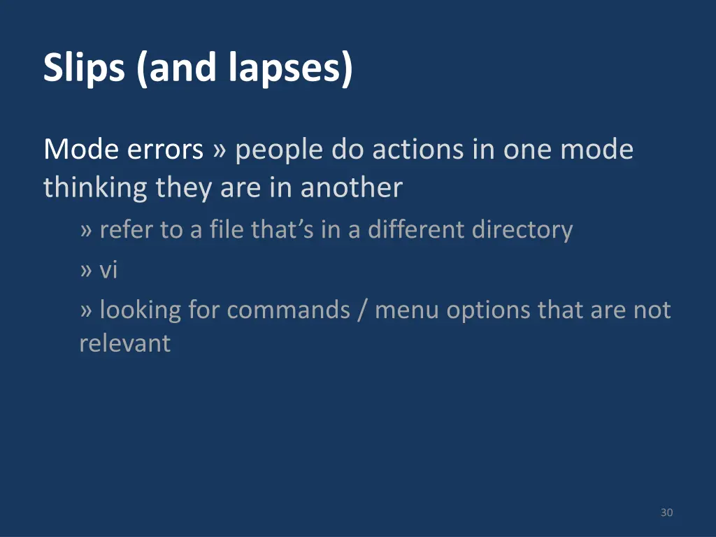 slips and lapses 2