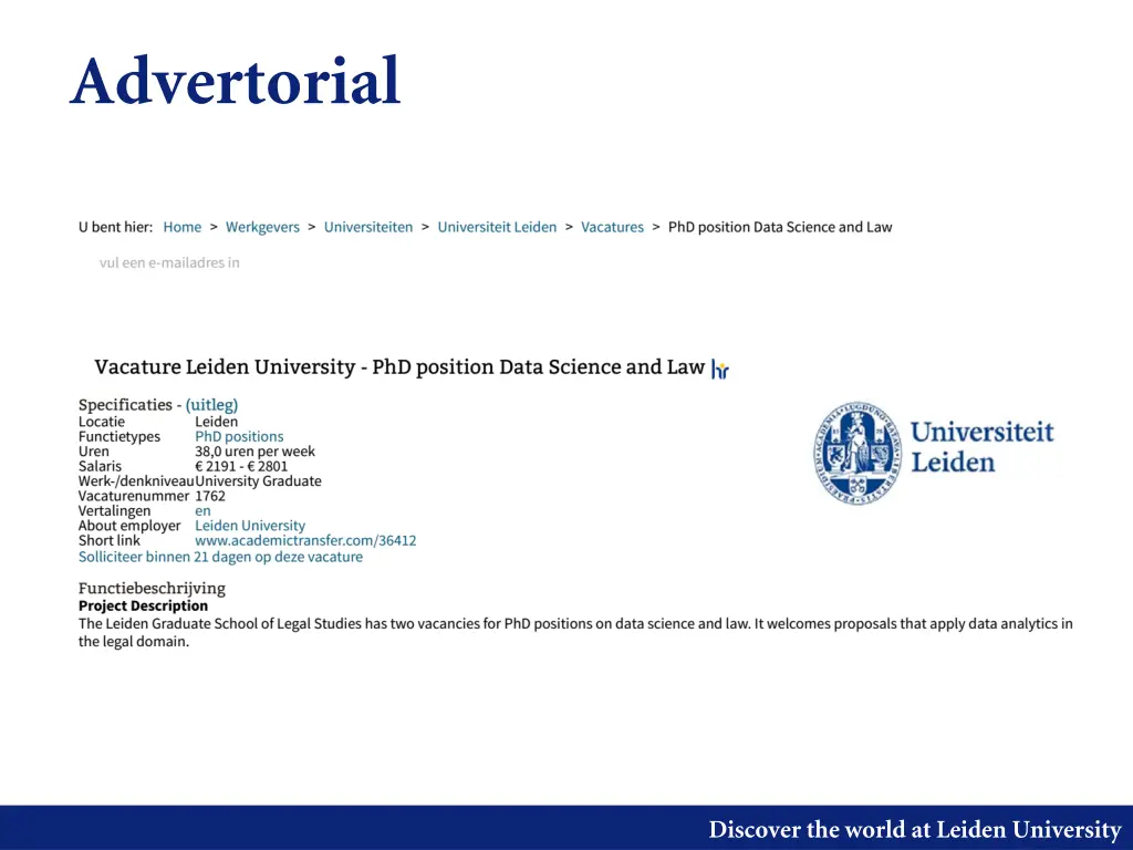 advertorial