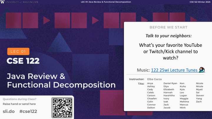 lec 01 java review functional decomposition