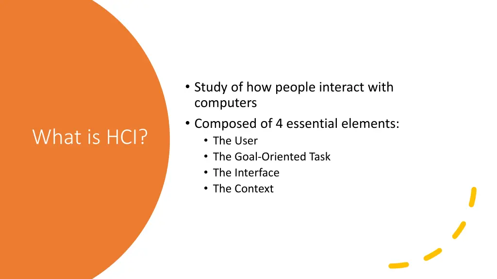 study of how people interact with computers