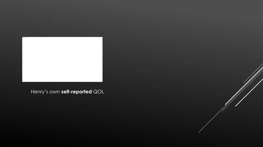 henry s own self reported qol