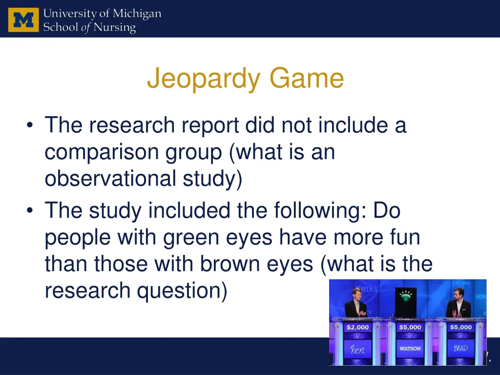 jeopardy game