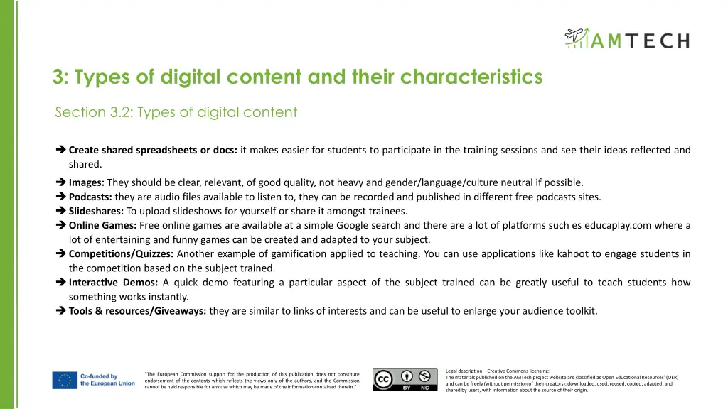 3 types of digital content and their 3