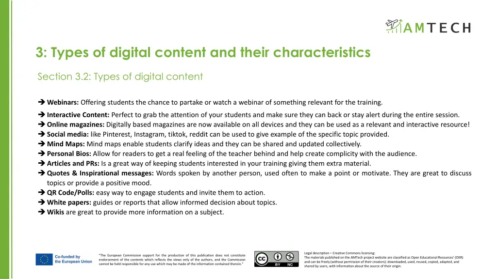 3 types of digital content and their 4