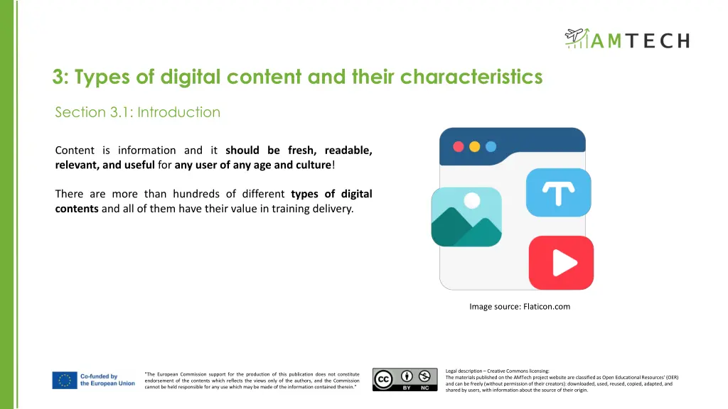 3 types of digital content and their