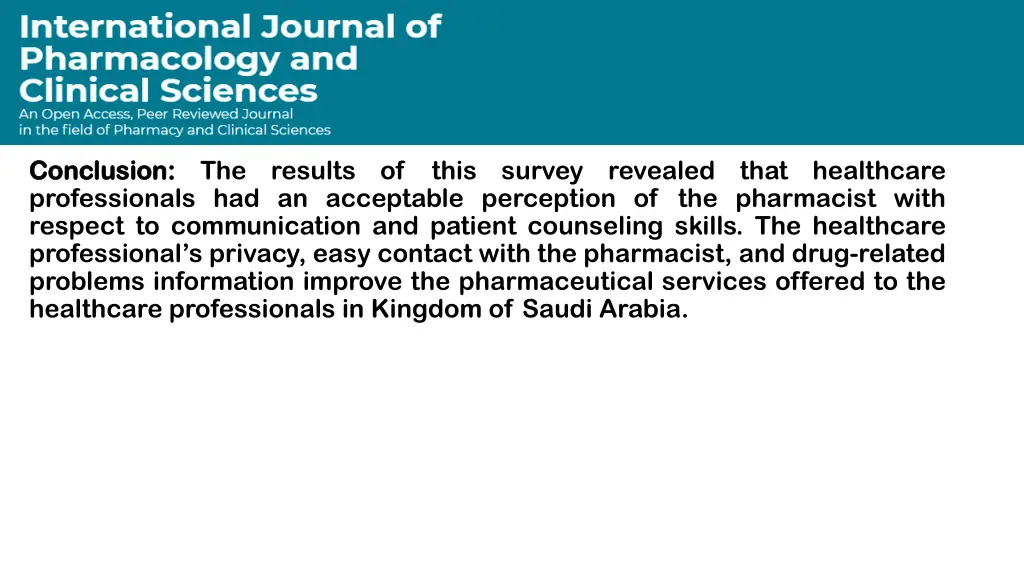 conclusion conclusion professionals
