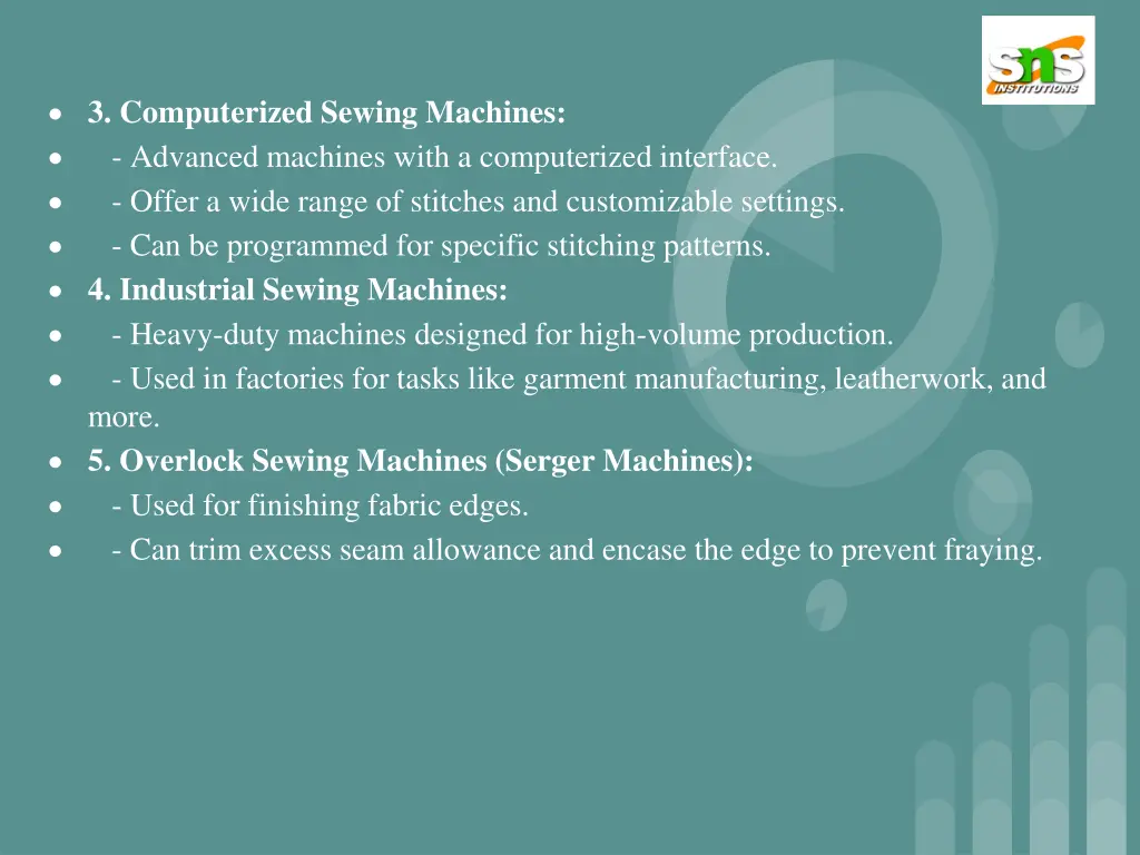 3 computerized sewing machines advanced machines