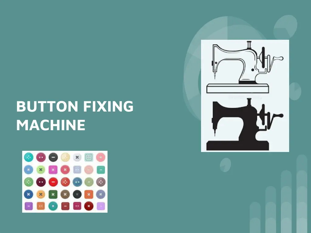 button fixing machine