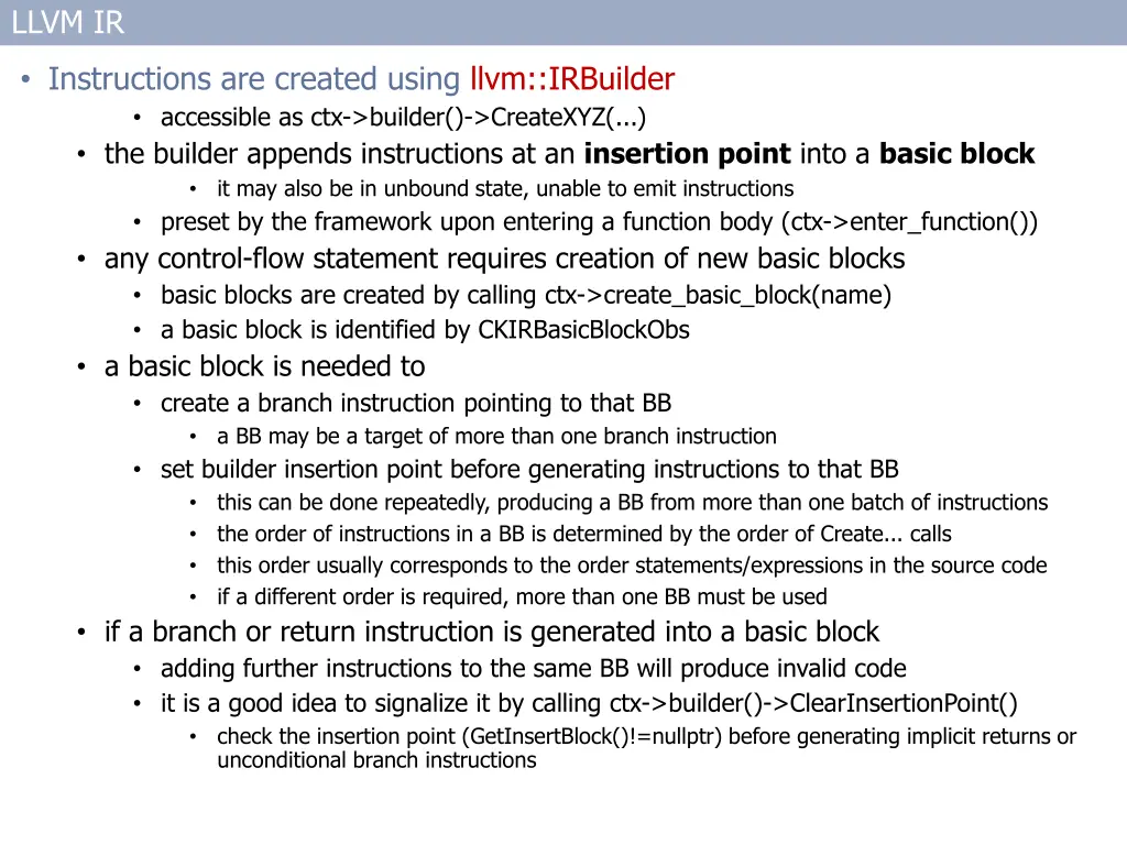 llvm ir