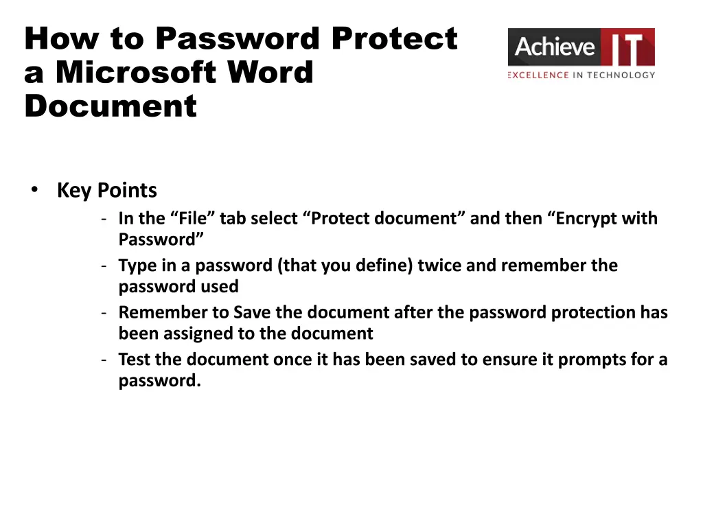 how to password protect a microsoft word document