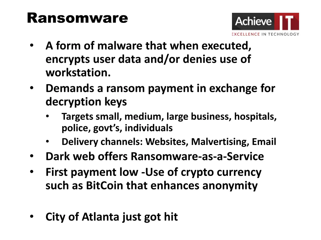 ransomware