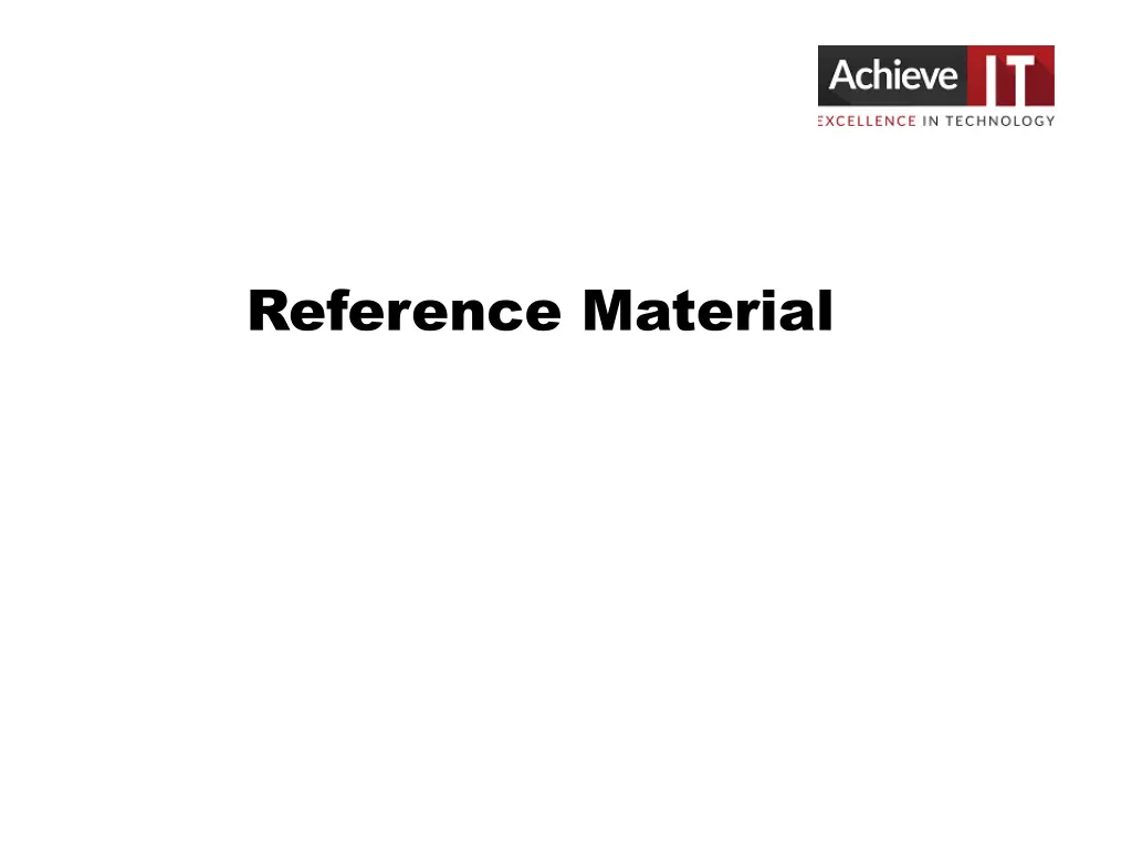 reference material