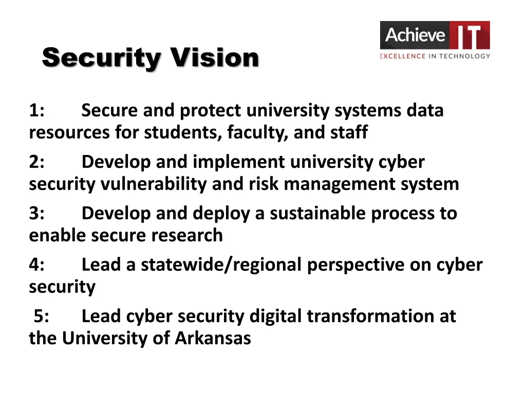 security vision