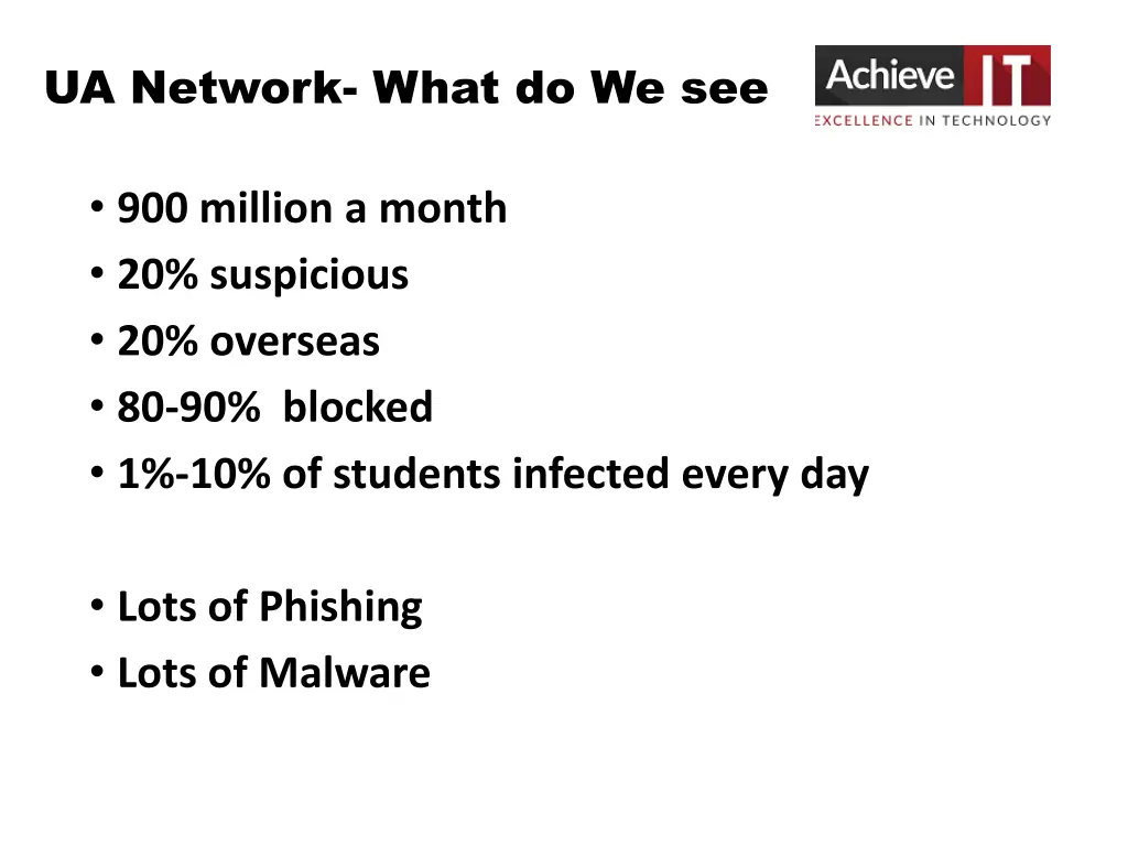 ua network what do we see