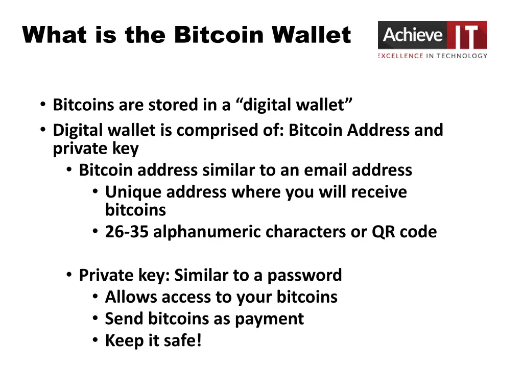 what is the bitcoin wallet