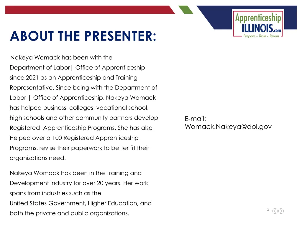 about the presenter