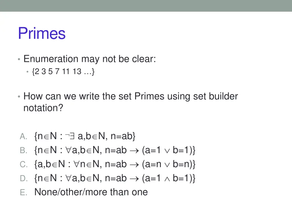 primes