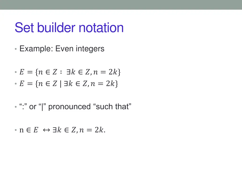 set builder notation