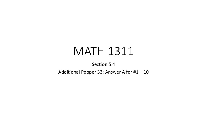 math 1311