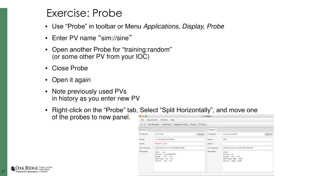 exercise probe