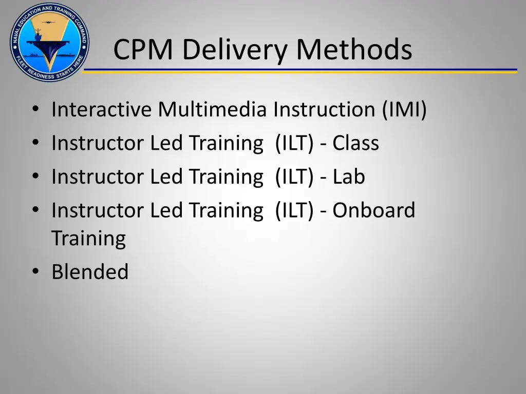 cpm delivery methods