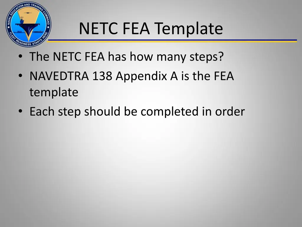 netc fea template